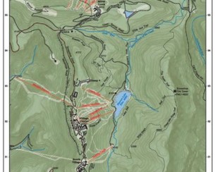 2009 Snowshoe Mountain Hiking Trails Map