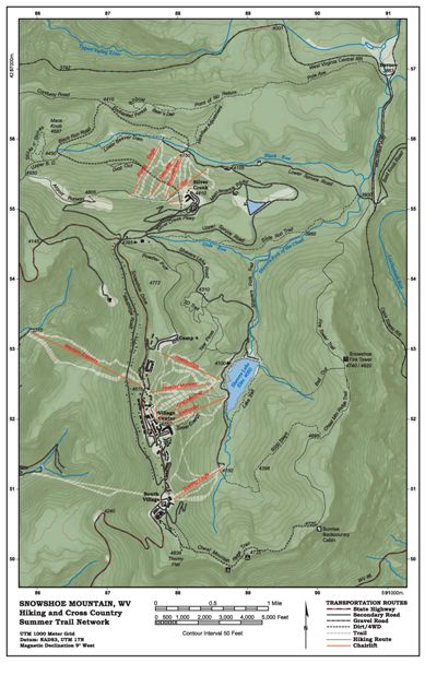 snowshoe_2009_hiking-sm 2009 Snowshoe Mountain Hiking Trails Map
