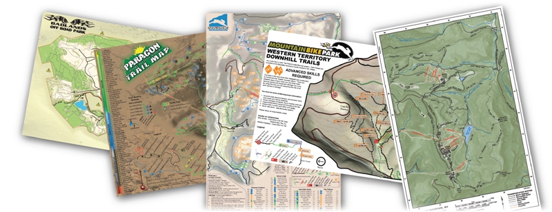 Trail Graphics Map Portfolio