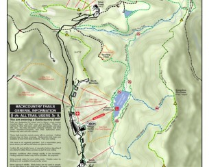 Snowshoe Mountian Hiking and Cross Country Map (2011)